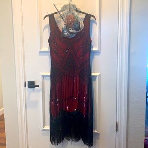 Flapper costume set